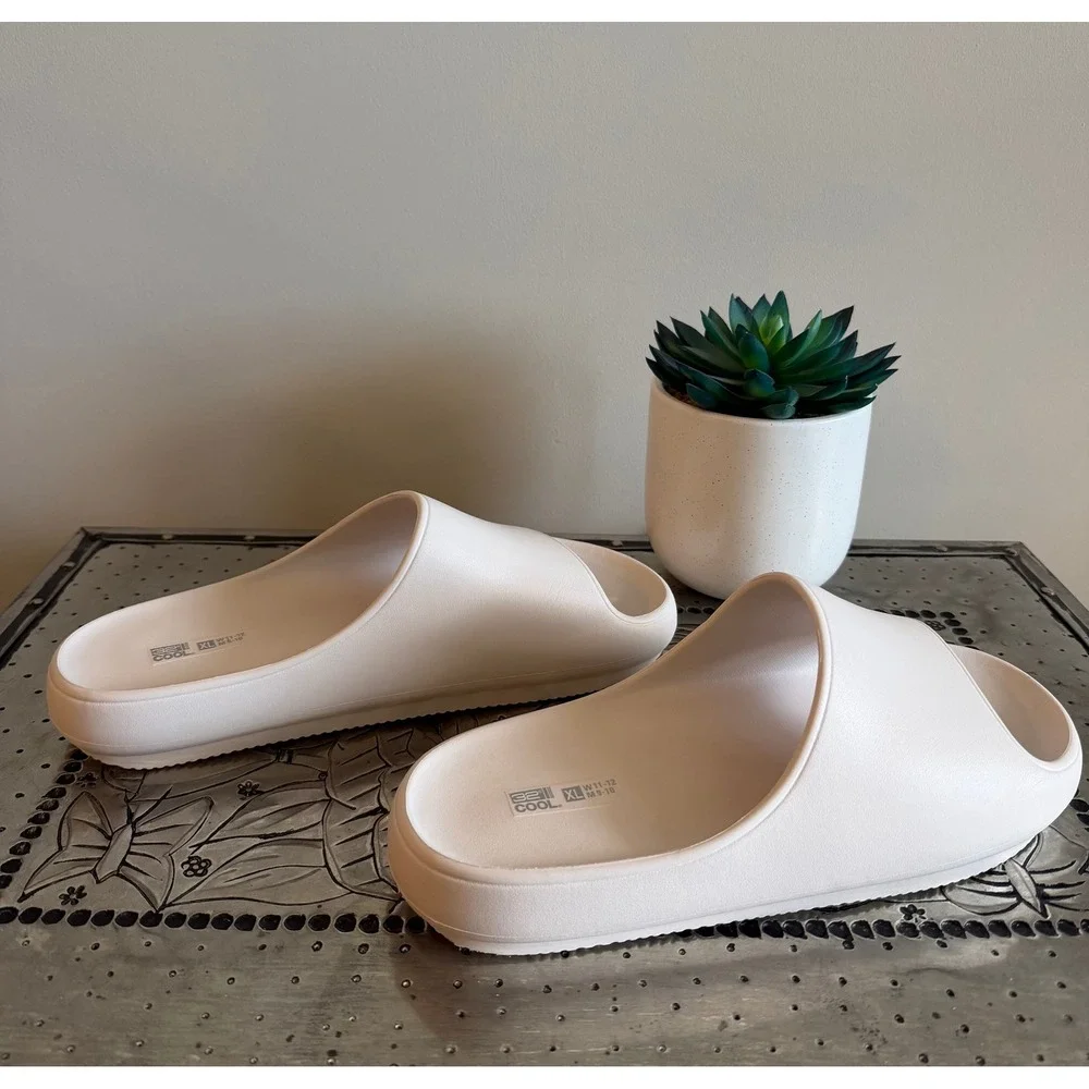 32 Degrees Cool Unisex XL Cushion Slide Cream Pool College Travel